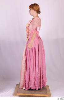  Photos Woman in Historical Dress 76 a poses historical clothing summer dress whole body 0003.jpg